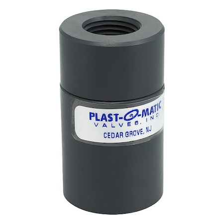 Flow Control Valve, 3/8In FNPT, PVC, 3/4gpm MPN:FC037EP-000-3/4-PV