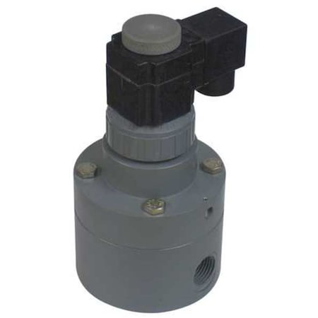 Solenoid Valve, 2-Way, 2-Position, Normally Closed, 1 in Pipe Size, 120V AC, Inline Pilot, EPDM MPN:PS100EPW11-120/60-PP