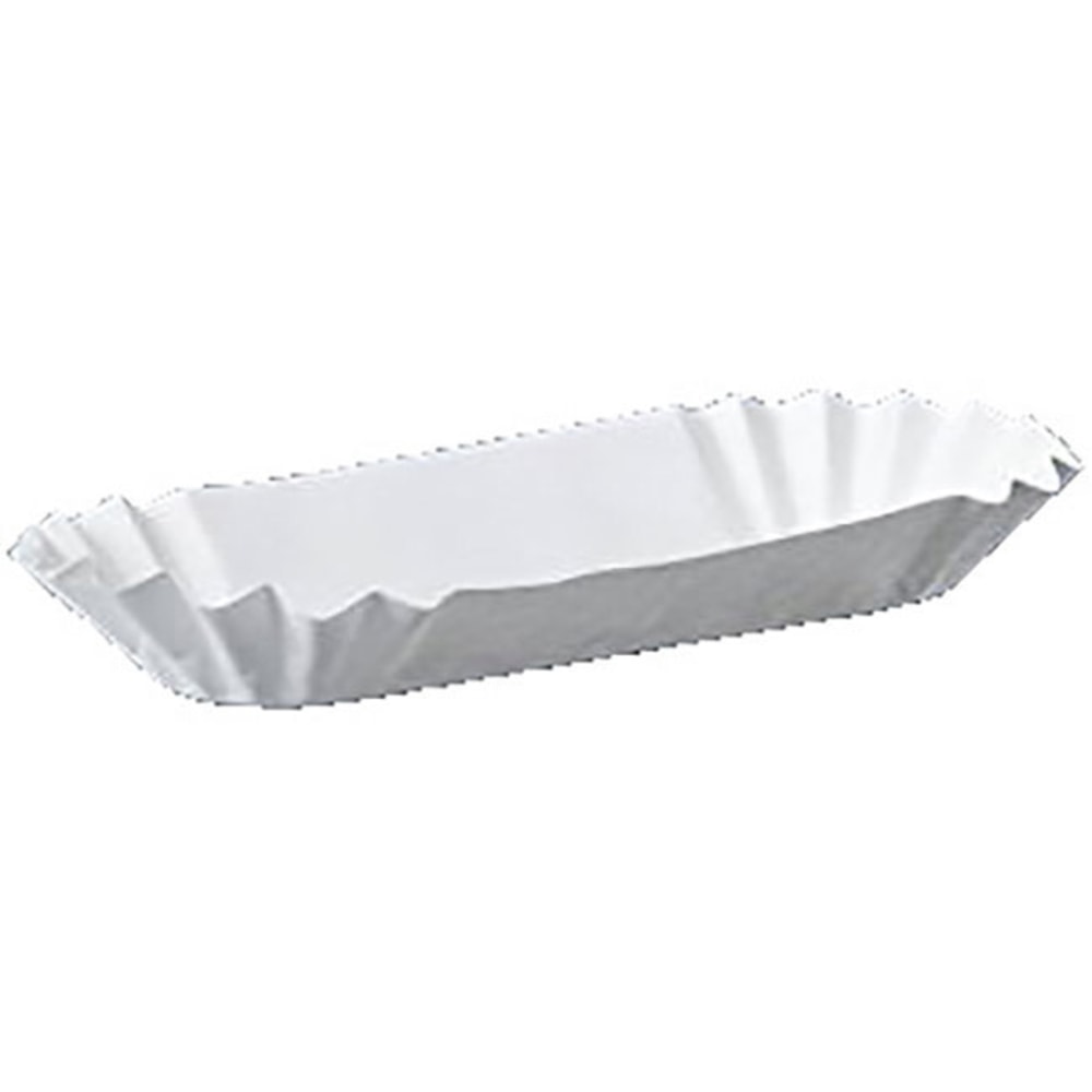 Brown Paper Goods Hot Dog Tray, 8inx 4in, White, Case Of 3, 000 MPN:609008