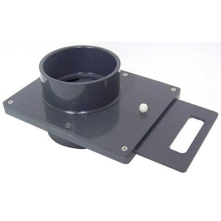 Manual Blastgate, Type I PVC, 5 in L MPN:PVCB04