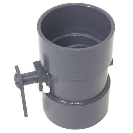 Round Butterfly Damper, Type I PVC, 7-1/2