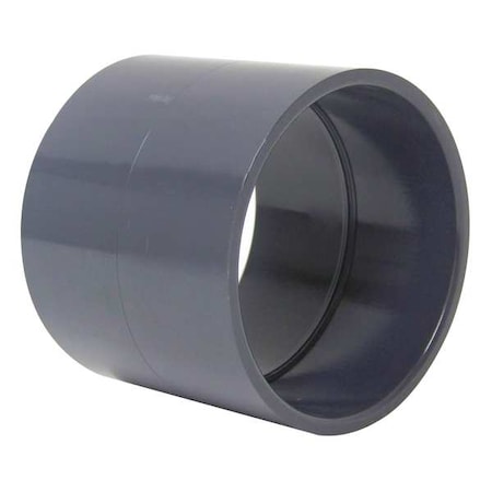 Duct Coupler, 4 in Duct Dia, Type I PVC, 4-1/4