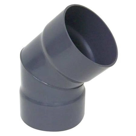 45 Degree Elbow, 12 in Duct Dia, Type I PVC, 19-1/4