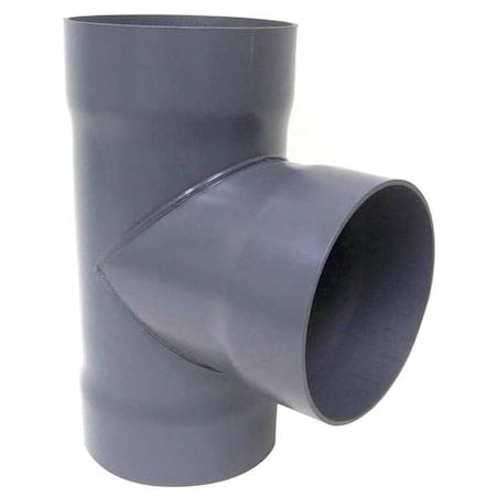Duct Tee, 10 in Duct Dia, Type I PVC, 20-3/4