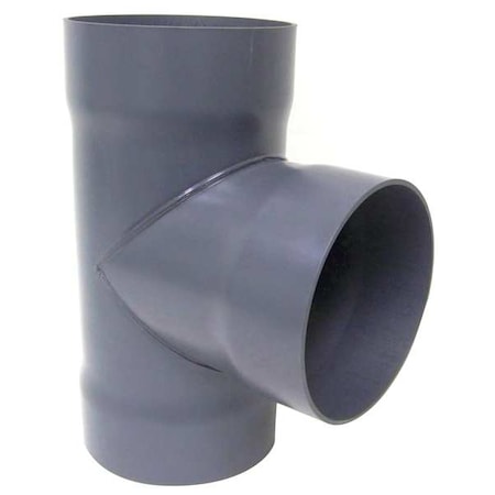 Duct Tee, 12 in Duct Dia, Type I PVC, 22-3/4