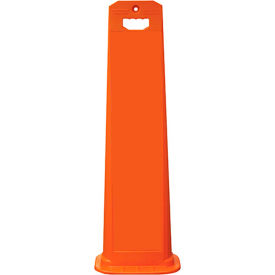 Plasticade 4100-O Vertical Panel Channelizer W/ Oversized Handle Orange 4100-O