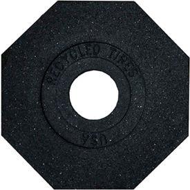 Plasticade 7200-RB-10 10 Lb. Recycled Rubber Base for Watchtower Delineator 15-1/2