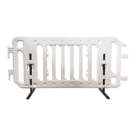 Crowd Control Barricade, 6 ft., HD, Wht MPN:2004-W