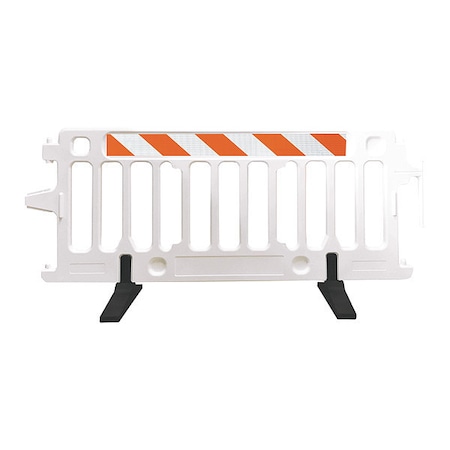 Crowd Control Barricade, 6 ft., Wht, HIP MPN:2004-W-HIPLR