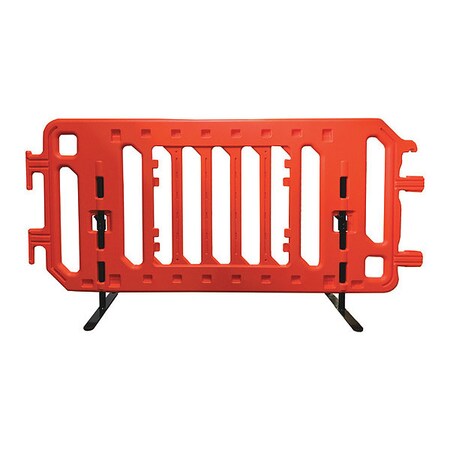 Crowd Control Barricade, Deluxe, 7 ft., Org MPN:2007-O