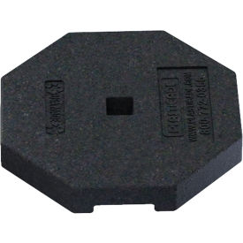 Plasticade Portable Sign Post Rubber Base 30 Lb Black 800-RB-30-1PK