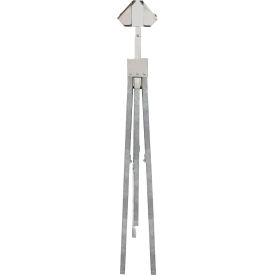 Plasticade Tri-Pod Sign Stand Galvanized Steel For Rigid Signs 36
