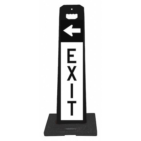 Panel, Vertical, Exit Legend MPN:4100-BK-PARK1