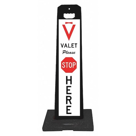 Panel, Vertical, Valet Stop MPN:4100-BK-PARK6