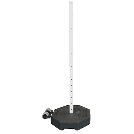 Sign Base with Wheels and Post, Rubber 60 lbs. MPN:800-RB-60WHL-60PK-KIT