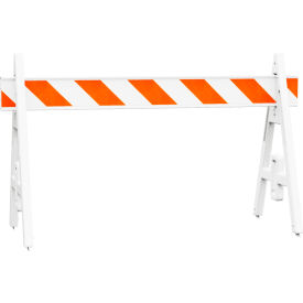 Plasticade Traffic Barricade A-Frame 8 Ft. With 1 Rail 200A8-EG