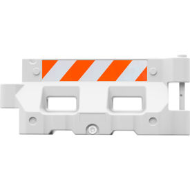 Plasticade® Hydrocade™ Water Filled Barricade with EG Sheeting White HYD-W-EGLR-KIT