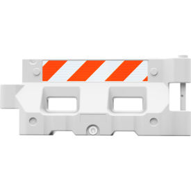 Plasticade® Hydrocade™ Water Filled Barricade with HIP Sheeting White HYD-W-HIPLR-KIT
