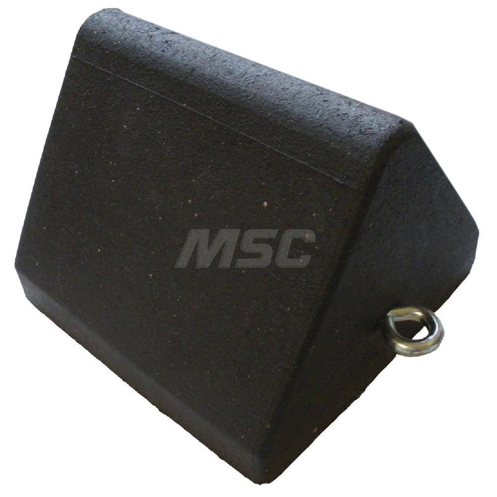 Recycled Rubber Wheel Chock: 8-1/2