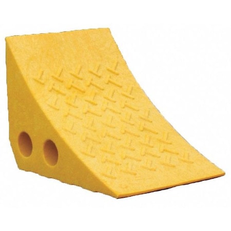 Parking Wheel Chock, Plastic, Yellow MPN:PWC-Y