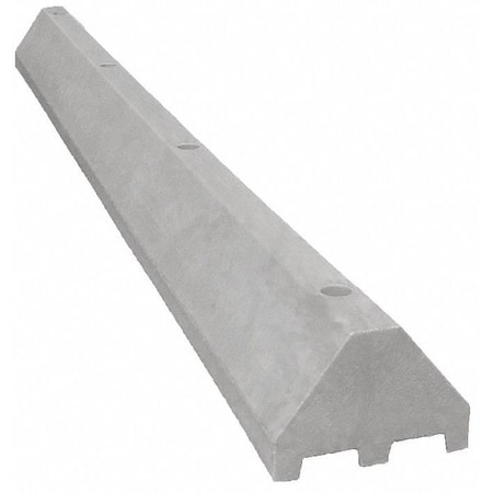 Truck Parking Block, Gray, 8 ft., Spikes MPN:71096TBG-SPIKES