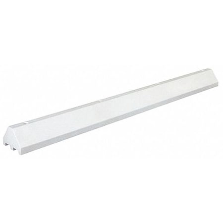 Truck Parking Block, White, 8 ft., Spikes MPN:71096TBW-SPIKES