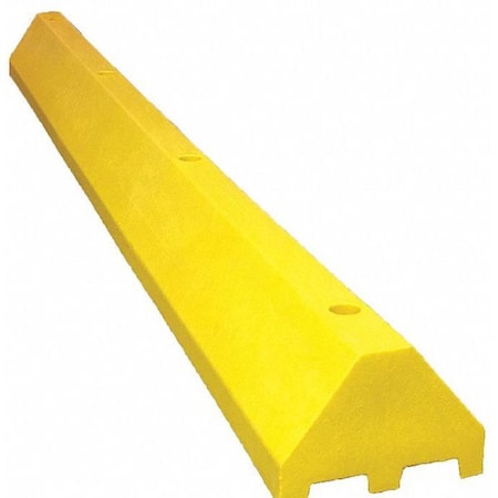 Truck Parking Block, Yellow, 8 ft., Lags MPN:71096TBY-LAGS