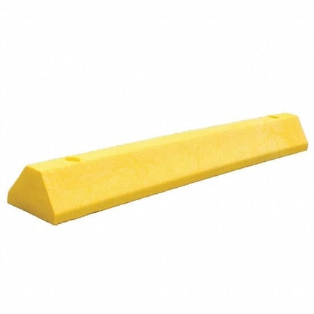 Parking Block, Deluxe, 4 ft., Yellow, Spikes MPN:D4PBY-SPIKES