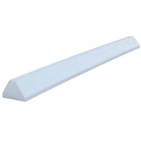 Parking Block, Deluxe, 6 ft., White, Spikes MPN:D6PBW-SPIKES