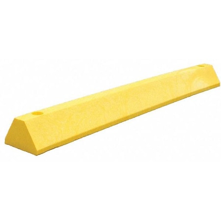 Parking Block, Standard, 4 ft., Yellow, Lags MPN:S4PBYTRUE-LAGS