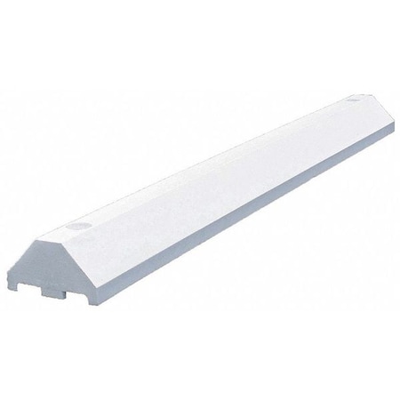 Parking Blocks, 3 in Height, 4 ft Length, Ultra White MPN:ULTRA3648PBW-LAGS