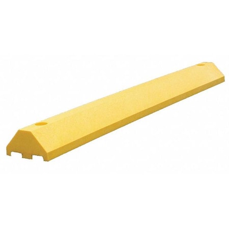 Parking Blocks, 3 in Height, 4 ft Length, Ultra Yellow MPN:ULTRA3648PBY-LAGS
