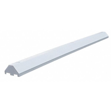 Parking Blocks, 3 in Height, 6 ft Length, Ultra White MPN:ULTRA3672PBW-SPIKES