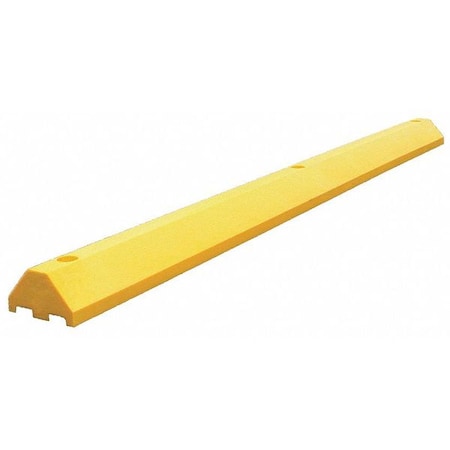 Parking Blocks, 3 in Height, 6 ft Length, Ultra Yellow MPN:ULTRA3672PBY-SPIKES