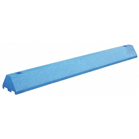 Parking Blocks, 4 in Height, 4 ft Length, Ultra Blue MPN:ULTRA4648PBBL-LAGS