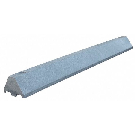 Parking Blocks, 4 in Height, 4 ft Length, Ultra Charcoal MPN:ULTRA4648PBCG-SPIKES