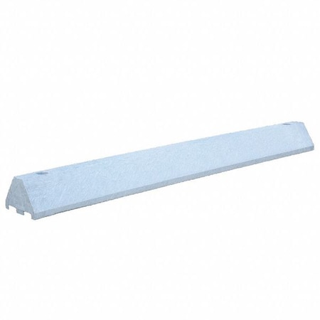 Parking Blocks, 4 in Height, 4 ft Length, Ultra Gray MPN:ULTRA4648PBG-SPIKES