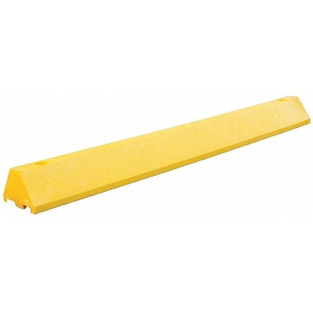 Parking Blocks, 4 in Height, 4 ft Length, Ultra Yellow MPN:ULTRA4648PBY-LAGS