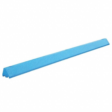 Parking Blocks, 4 in Height, 6 ft Length, Ultra Blue MPN:ULTRA4672PBBL-LAGS