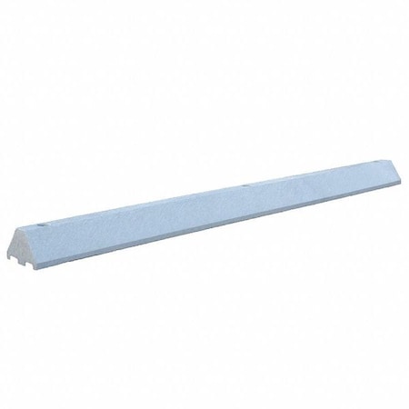 Parking Blocks, 4 in Height, 6 ft Length, Ultra Gray MPN:ULTRA4672PBG-SPIKES