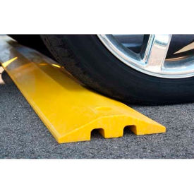 Plastics R Unique Speed Bump with Cable Protection & HardwareYellow 96''L 21096SBY
