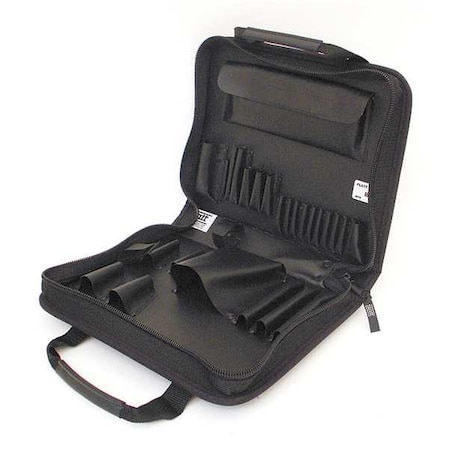 Tool Bag, Black, Nylon, 31 Pockets MPN:660ZT