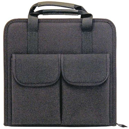 Tool Bag, Black, Nylon, 31 Pockets MPN:665ZT