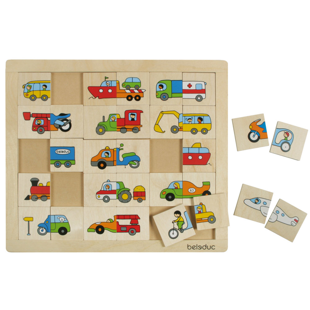 Beleduc Match & Mix Transport Puzzle MPN:PLWB11007