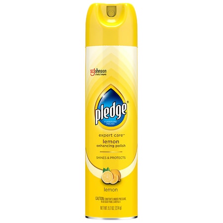 Furniture Polish, Aerosol Spray Can, 9.7 oz, Lemon Fragance, PK6 MPN:336298/697832