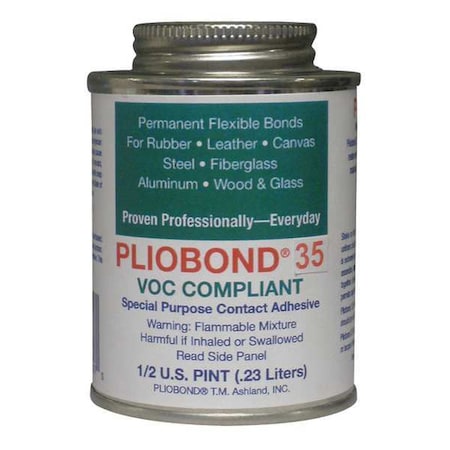 Contact Cement, 35 Series, Tan, 0.5 pt, Can MPN:PBC-35-LV