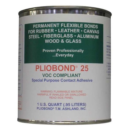 Contact Cement, 25 Series, Tan, 1 qt, Can MPN:PC-325-LV