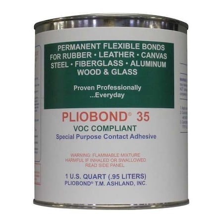 Contact Cement, 35 Series, Tan, 1 qt, Can MPN:PC-335-LV