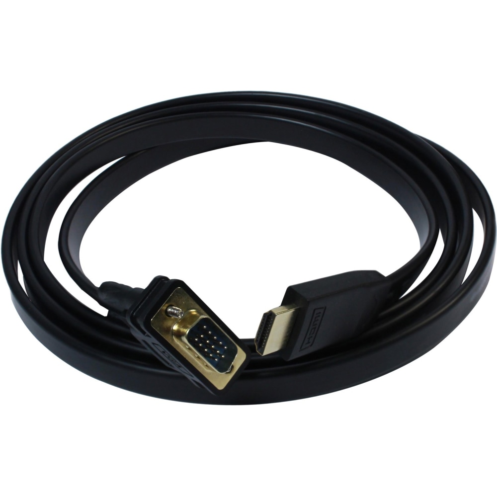 Plugable HDMI to VGA Active Adapter Cable - First End: 1x HDMI Male Digital Audio/Video - Second End: 1x H - HDMIVGA MPN:HDMI-VGA