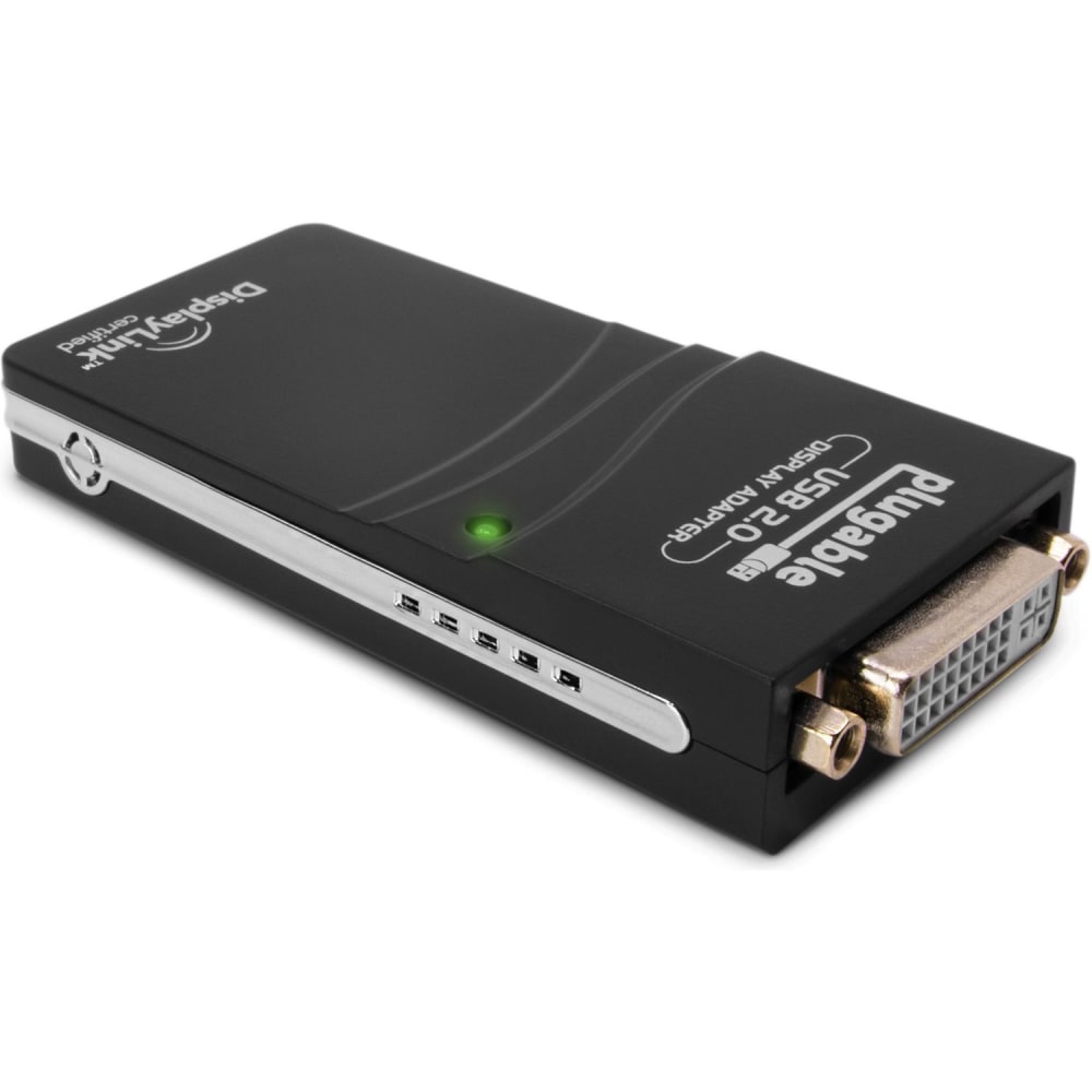 Plugable USB 2.0 to DVI, VGA, or HDMI Multi-Monitor External Video Graphics Card Adapter up to 1920x1080 - UGA165 MPN:UGA-165